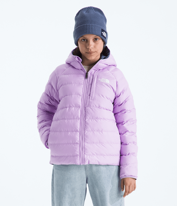 Girls' Reversible Perrito Hooded Jacket