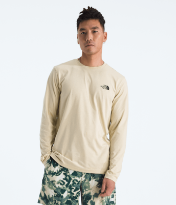 Men's Long-Sleeve Simple Dome Tee